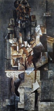 Man with Guitar 1 1912 Pablo Picasso Oil Paintings